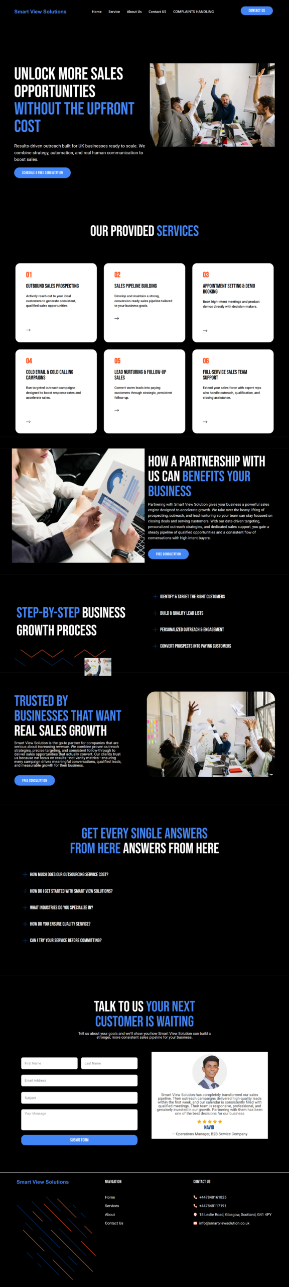 SmartView Solutions Website